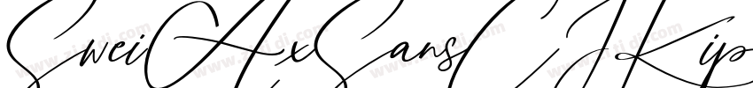 SweiAxSansCJKip Thi字体转换
